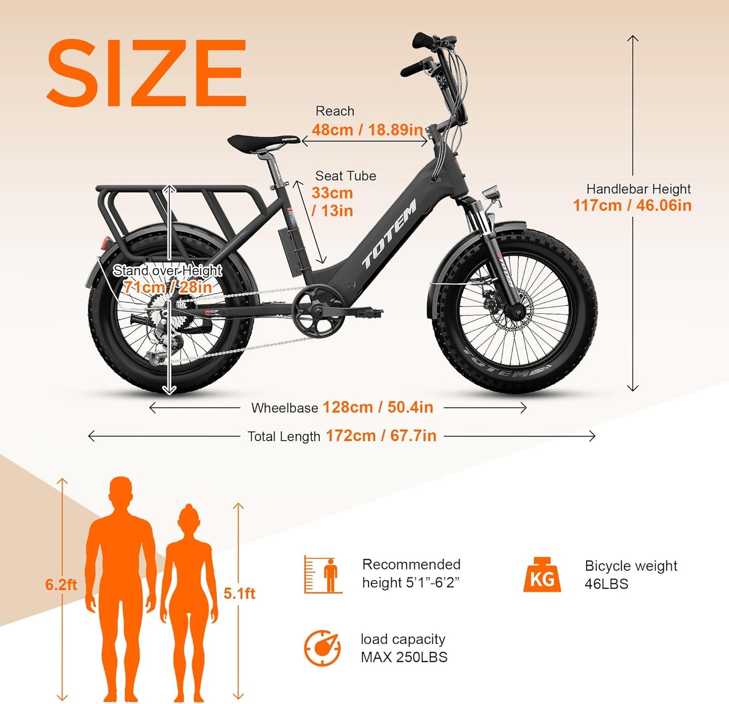 Hauler Fat Tire Electric Utility Bike